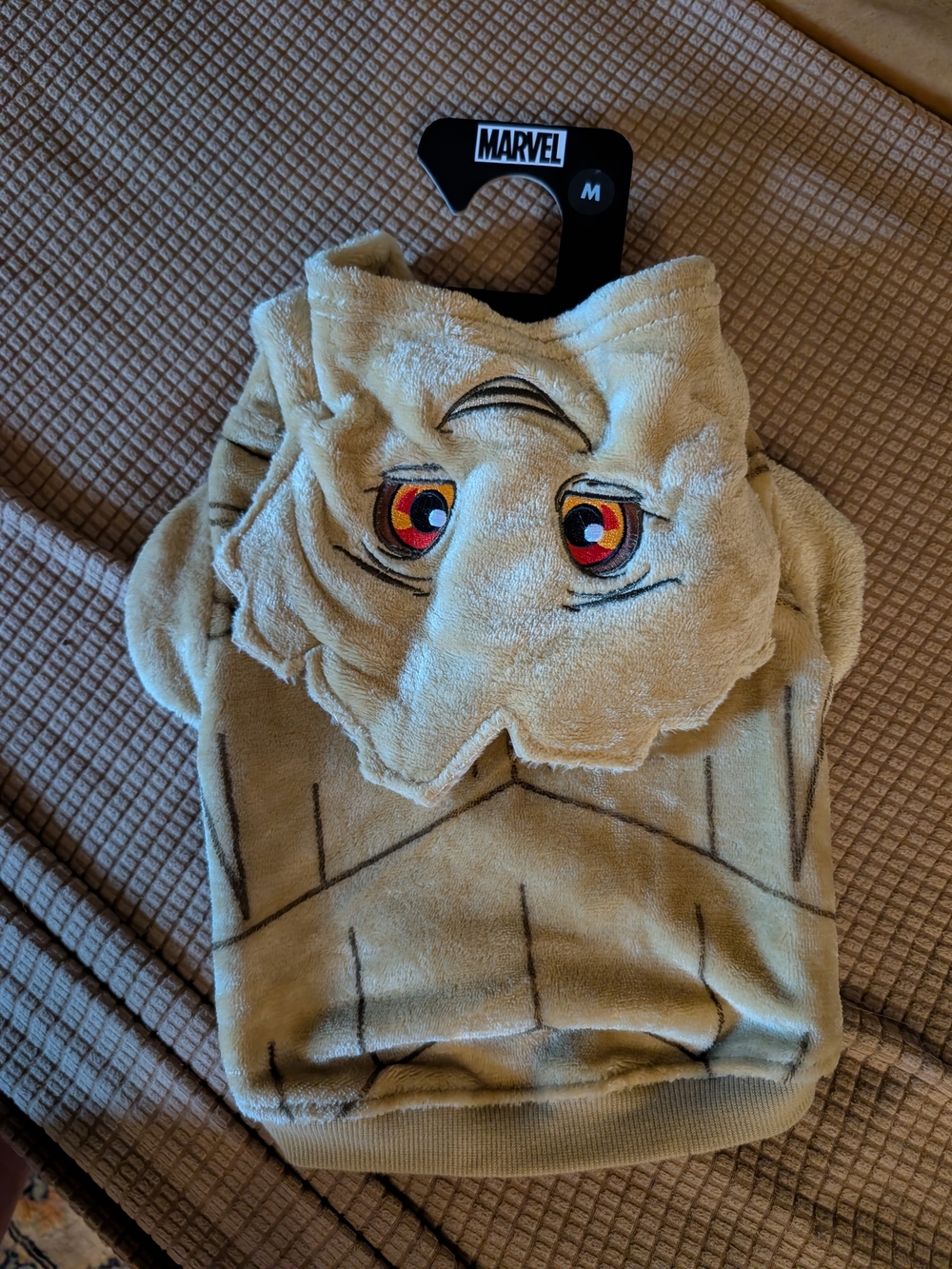 Marvel Groot Plush Pet Hoodie Costume, specify Which Size
